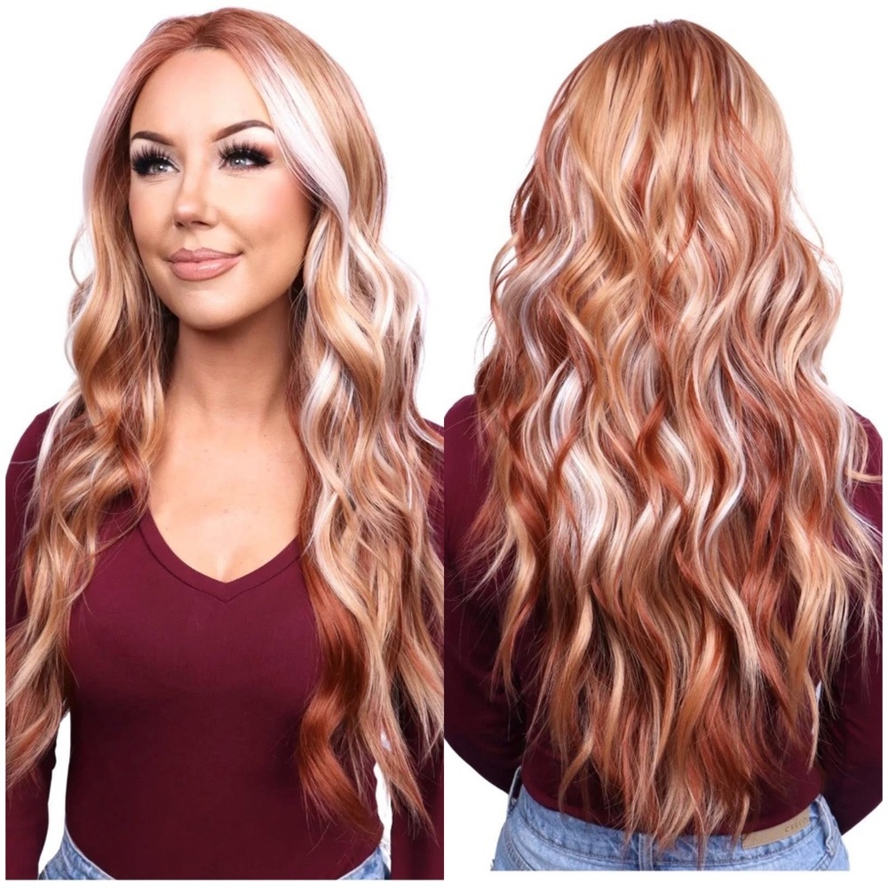 Chelsey Smith Crowns - Sharpay Cowboy Copper T-Part Lace Front Synthetic Wig